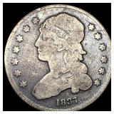 1837 Capped Bust Silver Quarter NICELY CIRCULATED