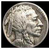 1921-S Buffalo Nickel ABOUT UNCIRCULATED