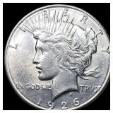 1926 Peace Silver Dollar CLOSELY UNCIRCULATED
