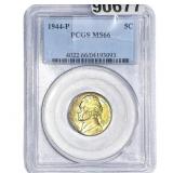 1944 Jefferson Nickel PCGS MS66
