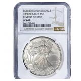 2008-W Silver Eagle NGC MS69