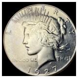 1927-S Silver Peace Dollar CLOSELY UNCIRCULATED