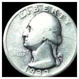 1932 Silver Quarter Dollar NICELY CIRCULATED