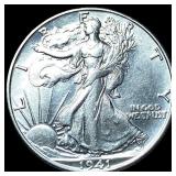 1941 Silver Half Dollar (Walking Liberty) CHOICE A
