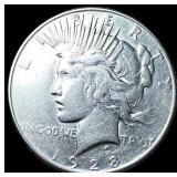 1928 Silver Peace Dollar NEARLY UNCIRCULATED