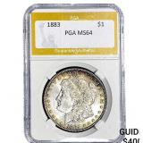 1883 Morgan Silver Dollar PGA MS64