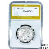 1912-D Barber Half Dollar PGA MS63
