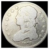 1837 Capped Bust Silver Quarter NICELY  CIRCULATE