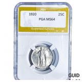 1920 Standing Liberty Quarter PGA MS64