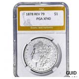 1878 REV 79 Morgan Silver Dollar PGA XF40
