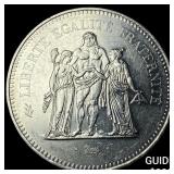 1979 France Silver 50 Francs