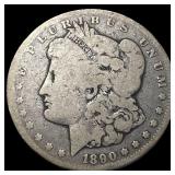 1890-CC Silver Morgan Dollar LIGHTLY  CIRCULATED