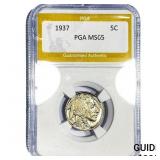 1937 Buffalo Nickel PGA MS65
