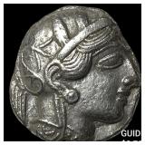Attica, Athens 425 BC Silver Tetradrachm