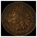 1866 Indian Head Cent NEARLY UNCIRCULATED
