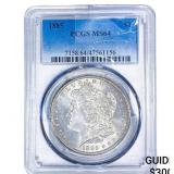 1885 Morgan Silver Dollar PCGS MS64