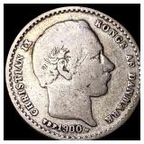 1900 DenmarkSilver 25 Ore