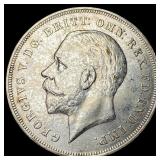 1935 Silver Crown Great Britain SUPERB GEM BU