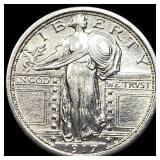 1917 Type 1 Standing Liberty Quarter CLOSELY  UNC
