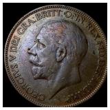 1927 Great Britain Bronze 1 Penny