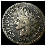 1866 Indian Head Cent NICELY CIRCULATED