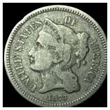 1873 Nickel Three-Cent Piece CHOICE BU