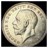 1935 Silver Crown Great Britain. SUPERB GEM  BU
