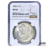 1898-O Morgan Silver Dollar NGC MS64