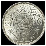 1935 Saudi Arabia Silver 1/4 Riyal KM 16