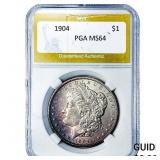 1904 Morgan Silver Dollar PGA MS64