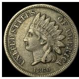 1860 Indian Head Cent LIGHTLY CIRCULATED