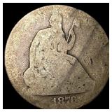 1876 Silver Seated Liberty Quarter NICELY  CIRCUL