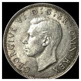 1944 Great Britain SIlver 2 Shilling