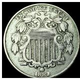 1882 Shield Nickel NEARLY UNCIRCULATED