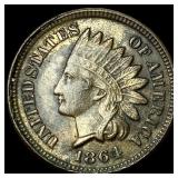 1864 Indian Head Cent (Copper-Nickel) CLOSELY UNCI