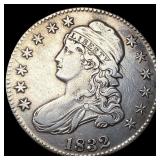 1832 Silver Capped Bust Half Dollar NEARLY  UNCIR