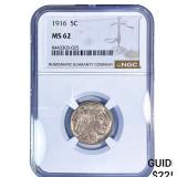 1916 Buffalo Nickel NGC MS62