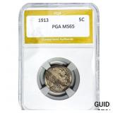 1913 Buffalo Nickel PGA MS65
