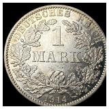 1914A Germany Silver 1 Mark