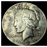 1934-S Silver Peace Dollar NEARLY UNCIRCULATED