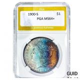 1900-S Morgan Silver Dollar PGA MS64+