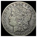 1904-S Silver Morgan Dollar LIGHTLY  CIRCULATED