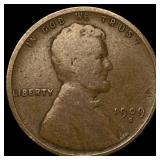 1909-S Lincoln Wheat Cent NEARLY UNCIRCULATED