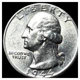 1944-D Silver Washington Quarter UNCIRCULATED