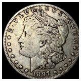 1897-O Silver Morgan Dollar NEARLY  UNCIRCULATED