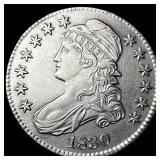 1830 Silver Capped Bust Half Dollar  UNCIRCULATED