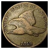 1858 Flying Eagle Cent LIGHTLY CIRCULATED