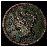 1848 Braided Hair Large Cent HIGH GRADE
