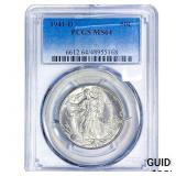 1941-D Walking Liberty Half Dollar PCGS MS64
