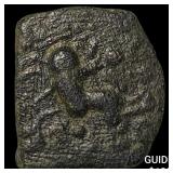 Indo-Scythian Azes II 35 BC- 5 AD Bronze Chalkous